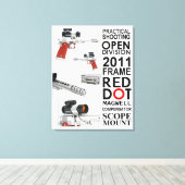 Open Pistool Canvas Afdruk (Insitu (Houten vloer))