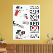 Open Pistool Canvas Afdruk (Insitu (Woonkamer))