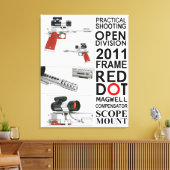 Open Pistool Canvas Afdruk (Insitu (Woonkamer))