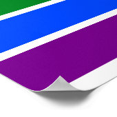 Open Pride Bondgenoot Rainbow Progress LGBT Poster (Hoek)