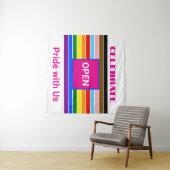 Open Pride Bondgenoot Rainbow Progress LGBT Wandkleed (In Situ (horizontaal))