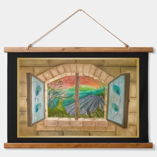 Open Raam Hangend Wandkleed (Voorkant)