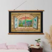 Open Raam Hangend Wandkleed (Slaapkamer)