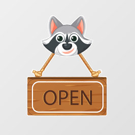 Open Raam Sticker