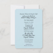 Open raam strand scène paradijs tropisch kaart (Achterkant)