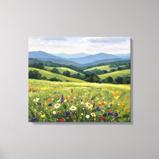 Open Range Prairies Canvas Afdruk (Voorkant)