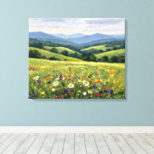 Open Range Prairies Canvas Afdruk (Insitu (Houten vloer))