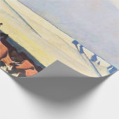 "Open Range" Westerne kunst van Maynard Dixon Cadeaupapier (Hoek)