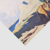 “Open Range” Westerse kunst van Maynard Dixon Tissuepapier (Detail)