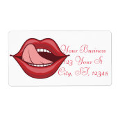 Open Red lips Thunder_Cove Etiket (Voorkant)