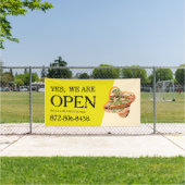 Open Restaurant Aangepaste Banner (Insitu)