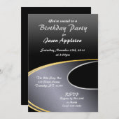 Open Road - Birthday Party Kaart (Voorkant / Achterkant)