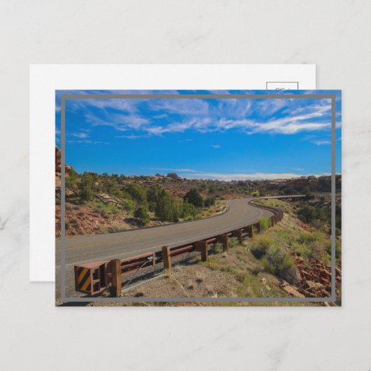 Open Road. Briefkaart (Voorkant / Achterkant)