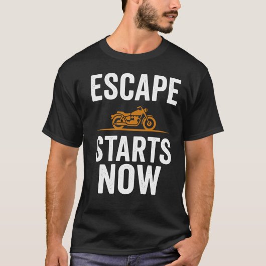 Open Road Escape Starts Nu T-Shirt (Voorkant)