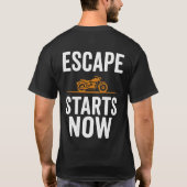 Open Road Escape Starts Nu T-Shirt (Achterkant)