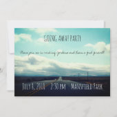 Open Road Going Away Party Invitation Kaart (Voorkant)