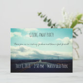 Open Road Going Away Party Invitation Kaart (Staand voorkant)