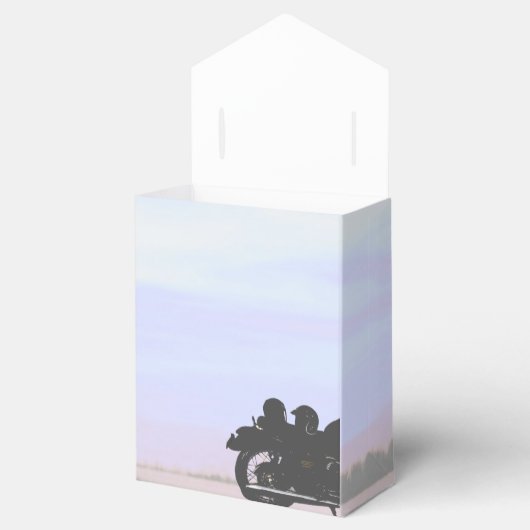 Open Road Motorcycle Weddenschap Bedankdoosjes (Geopend)