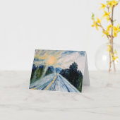 Open Road Notecards Kaart (Gele Bloem)