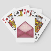 Open roze envelop pokerkaarten (Achterkant)