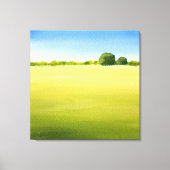 "Open ruimte" Acrylische Waterverf Canvas Afdruk (Voorkant)