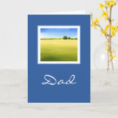 "Open ruimte" Acrylische Waterverf Kaart (Gele Bloem)