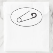 Open Safety Pin Stickers | Auto stickers | PSN (Tas)