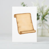 Open Scroll-uitnodigingen Kaart (Staand voorkant)