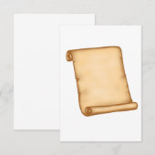 Open Scroll-uitnodigingen Kaart (Voorkant / Achterkant)