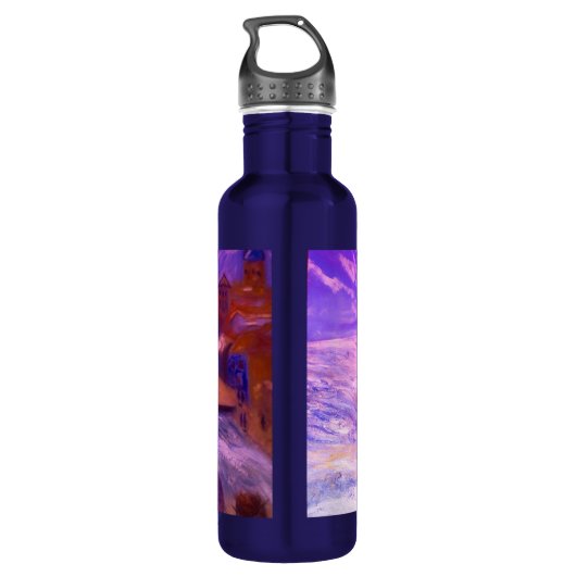 Open Sea - Artistic Stainless Bottle Waterfles (Achterkant)