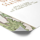 Open Seating Sign Art Nouveau door Mucha Poster (Hoek)