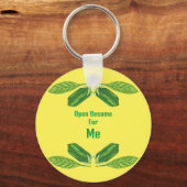 Open sesamdesigner Sleutelhanger (Achterkant)