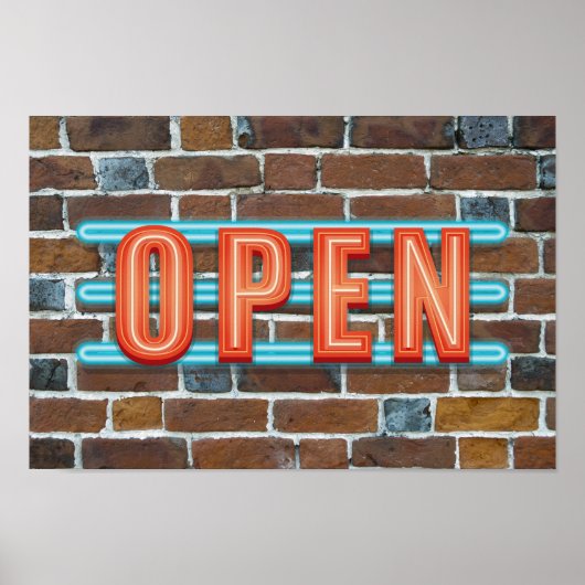 OPEN SIGN POSTER (Voorkant)