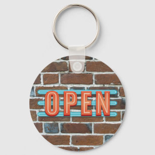 OPEN SIGN SLEUTELHANGER