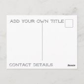 Open Skies in beweging Briefkaart (Achterkant)