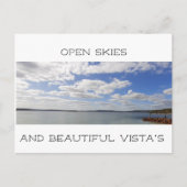 Open Skies in beweging Briefkaart (Voorkant)