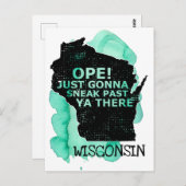 Open Sneak verleden Ya daar de Groene Citaat van d Briefkaart (Voorkant / Achterkant)