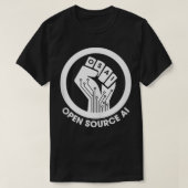 Open Source AI kunstmatige intelligentie voor iede T-shirt (Design voorkant)