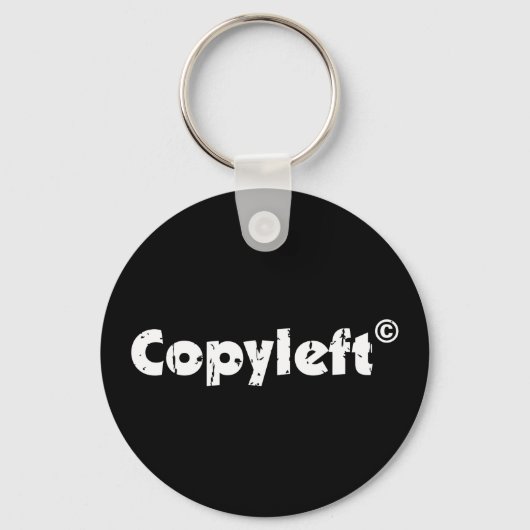 Open source Copyleft Sleutelhanger (Voorkant)