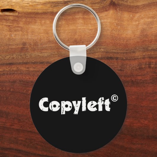 Open source Copyleft Sleutelhanger (Voorkant)