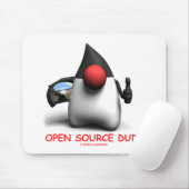 Open Source Dude (softwareontwikkelaar Duke) Muismat (Met muis)