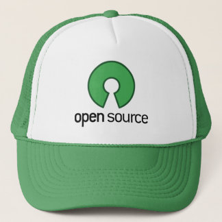 open source groen trucker pet