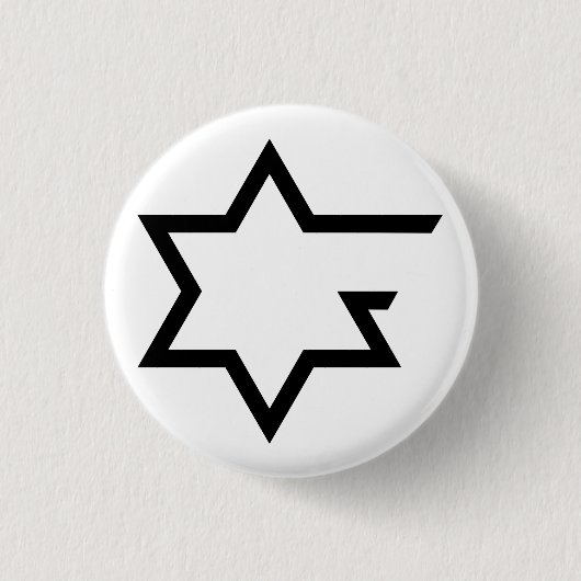 Open Source Judaism Ronde Button 3,2 Cm (Voorkant)