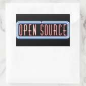 Open Source Neon Sign Sticker (Tas)