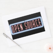 Open Source Neon Sign Sticker (Envelop)