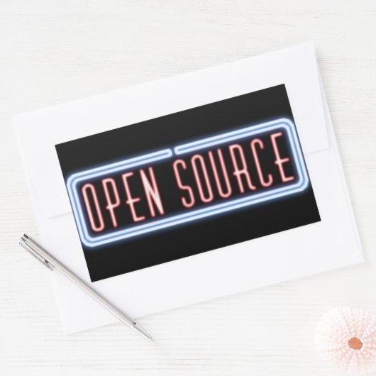 Open Source Neon Sign Sticker (Envelop)