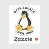 Open Source Open Mind Sticker (Vel)