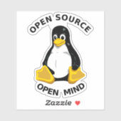 Open Source Open Mind Sticker (Vel)