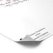 Open Source Translation Obadiah 1:16 Poster (Hoek)