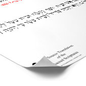 Open Source Translation Obadiah 1:18 Poster (Hoek)